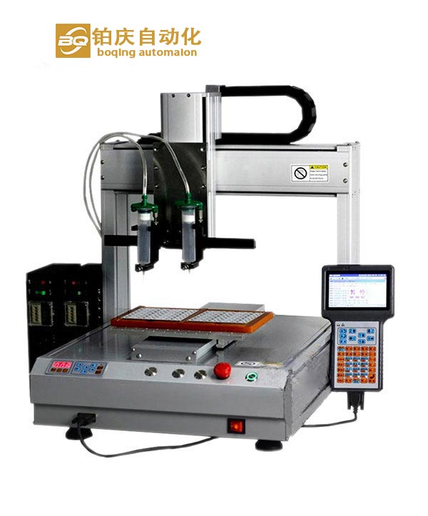 雙頭針筒式單工位自動點(diǎn)膠機(jī)